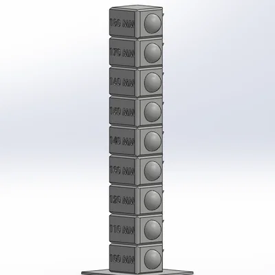 Speed Tower - Tháp kiểm tra tốc độ in 3D (100-180 mm/s)