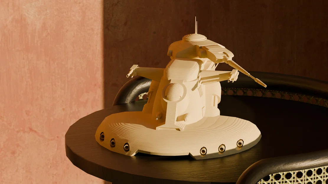 Mô hình xe tăng AAT - Star Wars trang trí độc đáo - Image 1