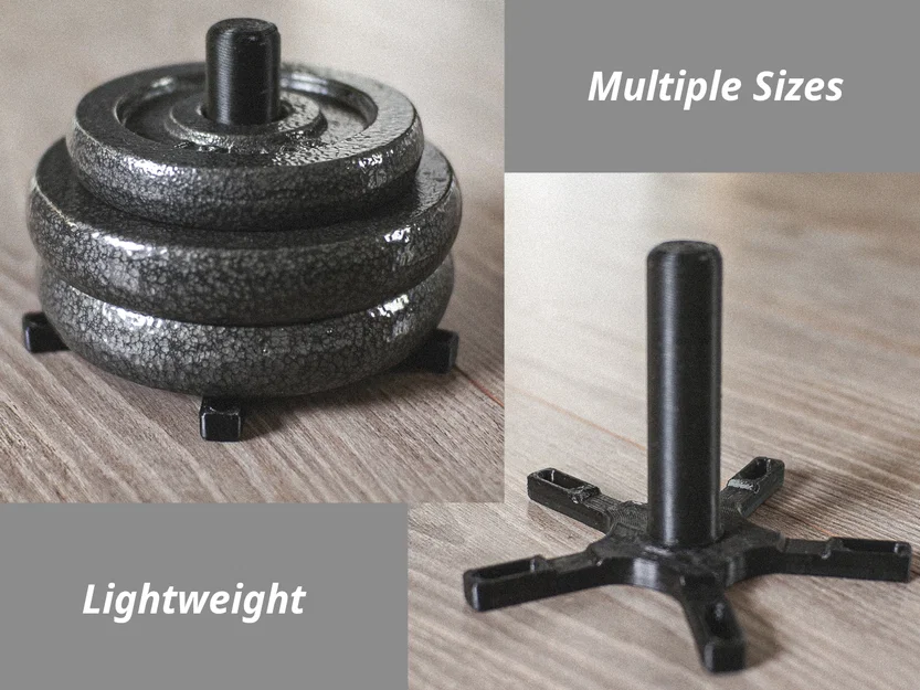 Giá đỡ đĩa tạ tiết kiệm (Economic Weight Plates Holder) - Image 1