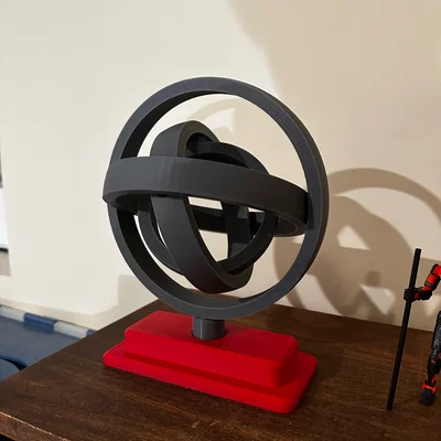 Mô hình con quay hồi chuyển (Large Gyroscope) kèm chân đế cực đẹp