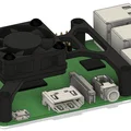 Giá đỡ gắn quạt 30mm cho Raspberry Pi 4 (Fan Mount) - Thumbnail 1