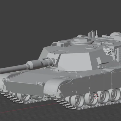 Mô hình xe tăng M1A2 Abrams cho in 3D