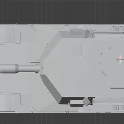 Mô hình xe tăng M1A2 Abrams cho in 3D