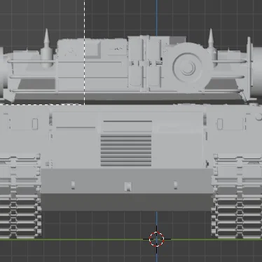 Mô hình xe tăng M1A2 Abrams cho in 3D
