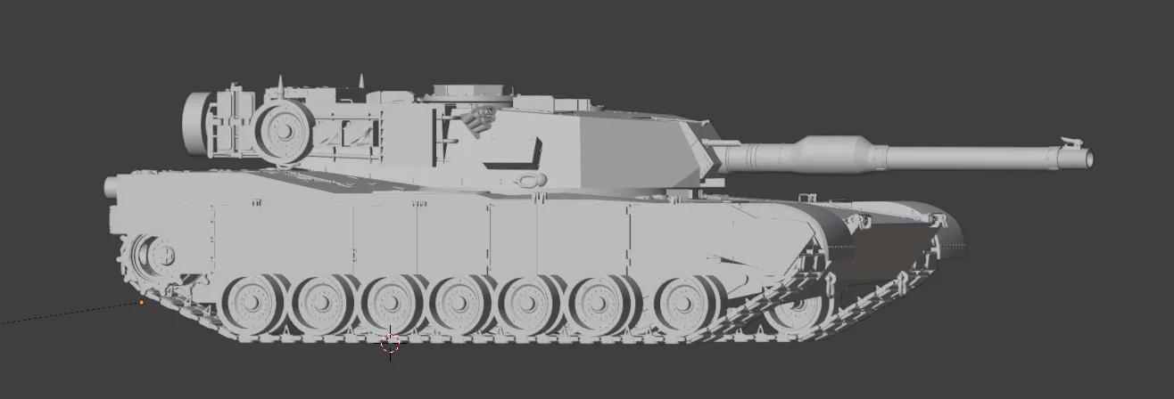 Mô hình xe tăng M1A2 Abrams cho in 3D - Image 4