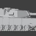 Mô hình xe tăng M1A2 Abrams cho in 3D - Thumbnail 4
