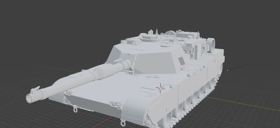 Mô hình xe tăng M1A2 Abrams cho in 3D - Image 6