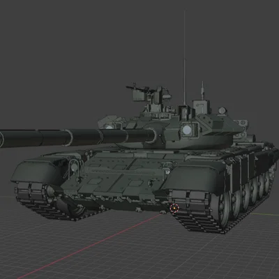 Mô hình xe tăng T-90 chi tiết cho in 3D - Khí tài quân sự huyền thoại