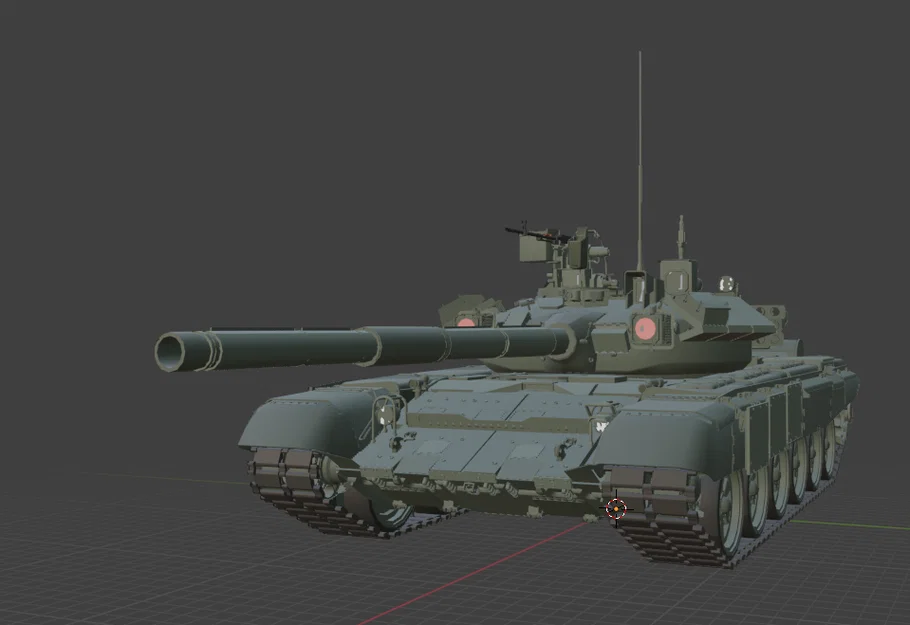 Mô hình xe tăng T-90 chi tiết cho in 3D - Khí tài quân sự huyền thoại - Image 3