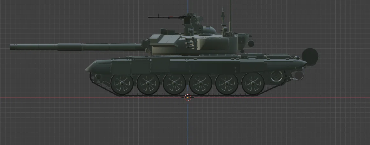 Mô hình xe tăng T-90 chi tiết cho in 3D - Khí tài quân sự huyền thoại - Image 4