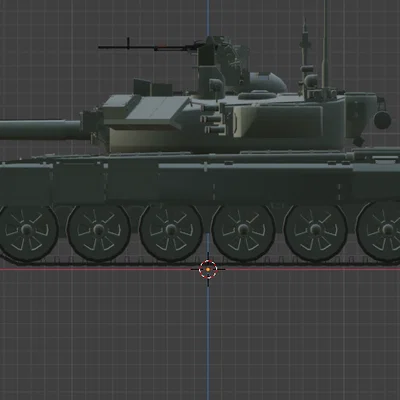 Mô hình xe tăng T-90 chi tiết cho in 3D - Khí tài quân sự huyền thoại