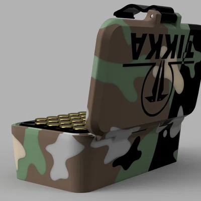 Hộp đạn .22lr Tikka Camo (ammo box)