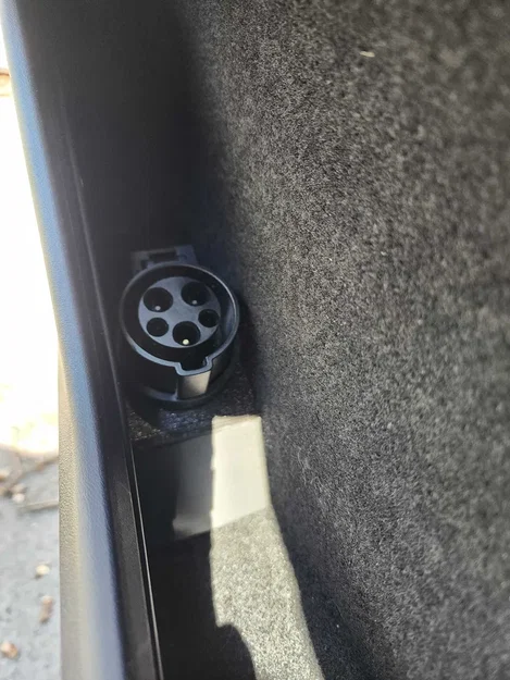Dock adapter J1772 cửa bên tài xế Tesla Model Y – gắn phía sau hộc - Image 3