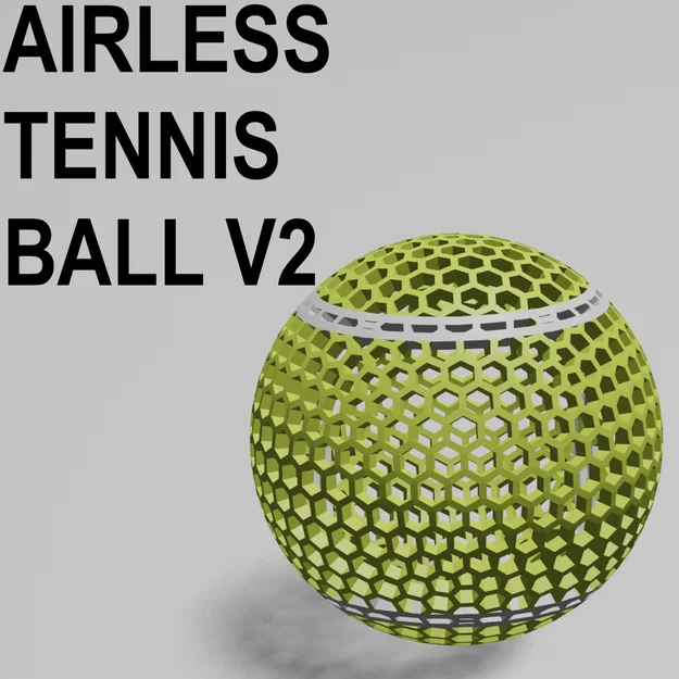 Airless Tennis Ball V2 (Banh Tennis Không Hơi V2) - Image 1