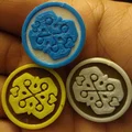 Bộ quân cờ Pai Sho (Pai Sho Tiles) in 3D cho mọi biến thể - Thumbnail 2