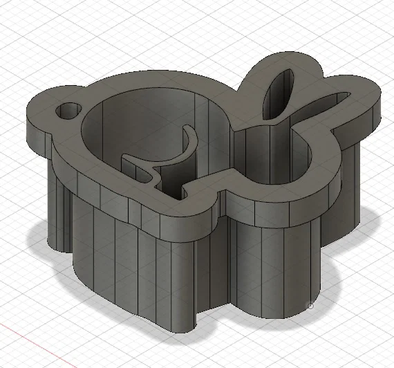 Khuôn cắt bánh và đất sét hình chú thỏ - File STL 3D in dễ dàng - Image 1