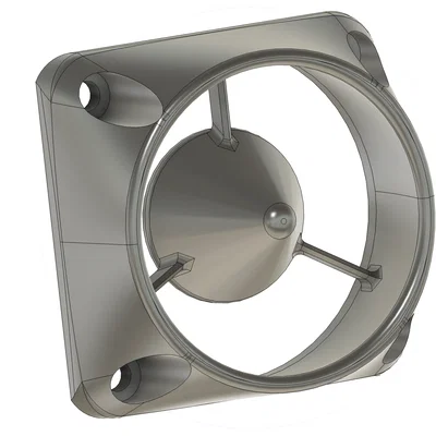 Cửa hút quạt hotend MK4 kiểu động cơ phản lực (jet engine-like)