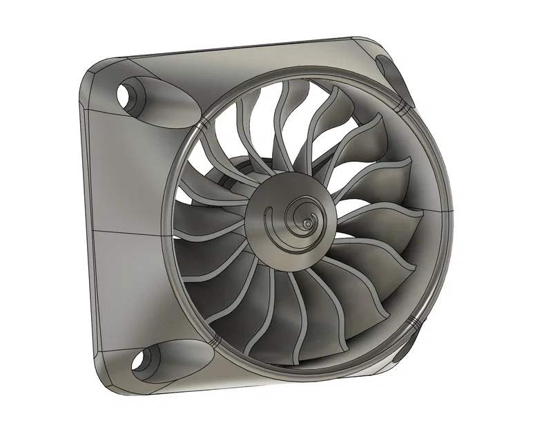 Ống hút gió hotend MK4 kiểu jet engine 2 tầng (MK4) – turbofan mini - Image 2