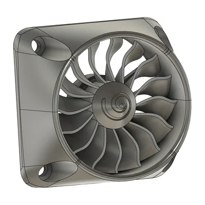 Ống hút gió hotend MK4 kiểu jet engine 2 tầng (MK4) – turbofan mini