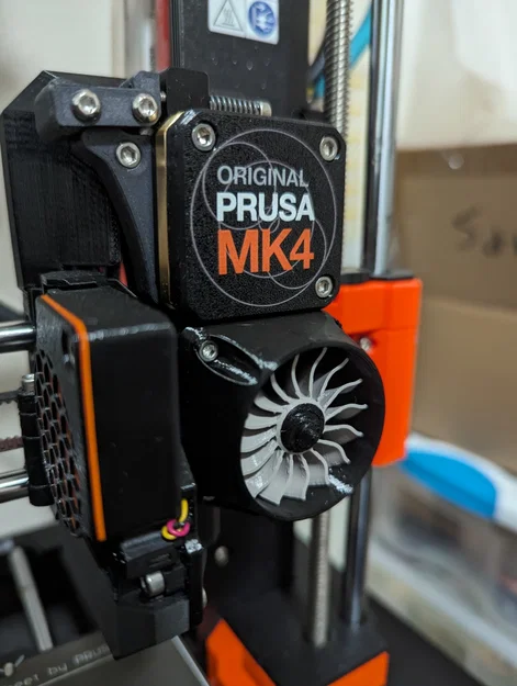 Ống hút gió hotend MK4 kiểu jet engine 2 tầng (MK4) – turbofan mini - Image 3