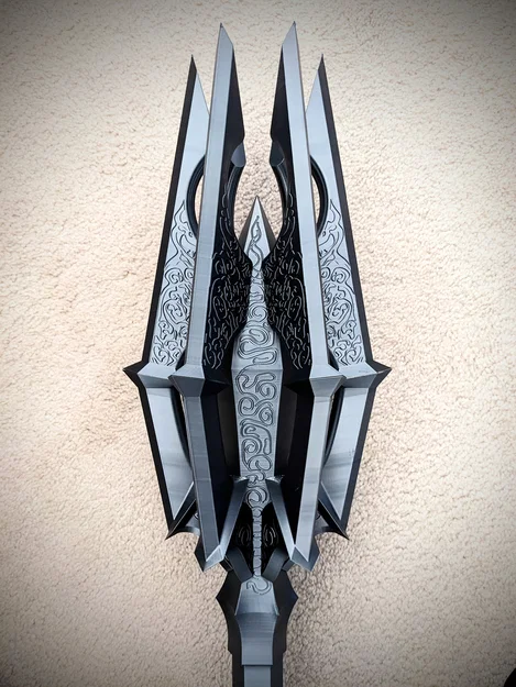 Chùy của Sauron (Sauron's Mace) – Mẫu in 3D cosplay/props - Image 1
