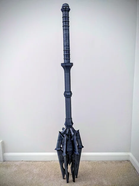 Chùy của Sauron (Sauron's Mace) – Mẫu in 3D cosplay/props - Image 3