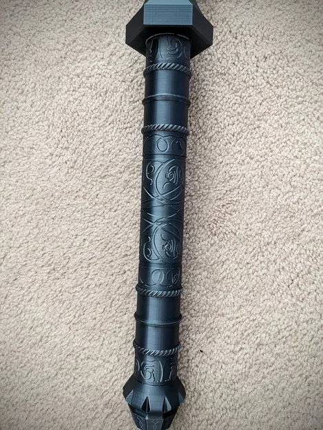 Chùy của Sauron (Sauron's Mace) – Mẫu in 3D cosplay/props - Image 5