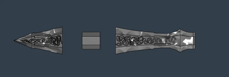 Chùy của Sauron (Sauron's Mace) – Mẫu in 3D cosplay/props - Image 8