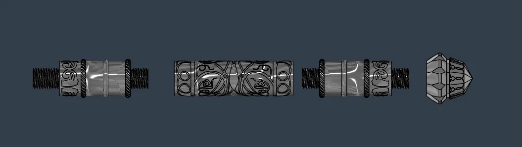 Chùy của Sauron (Sauron's Mace) – Mẫu in 3D cosplay/props - Image 10