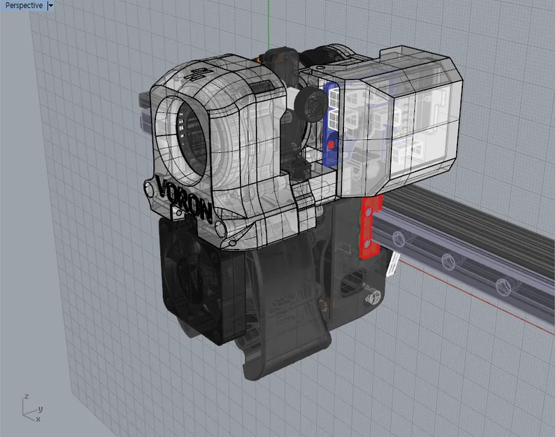 Ngàm gắn Orbiter v2.0 (Orbiter2) cho Voron 2.4 r2 Afterburner - Image 2