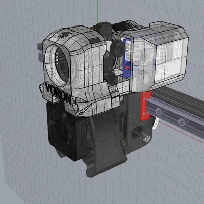 Ngàm gắn Orbiter v2.0 (Orbiter2) cho Voron 2.4 r2 Afterburner