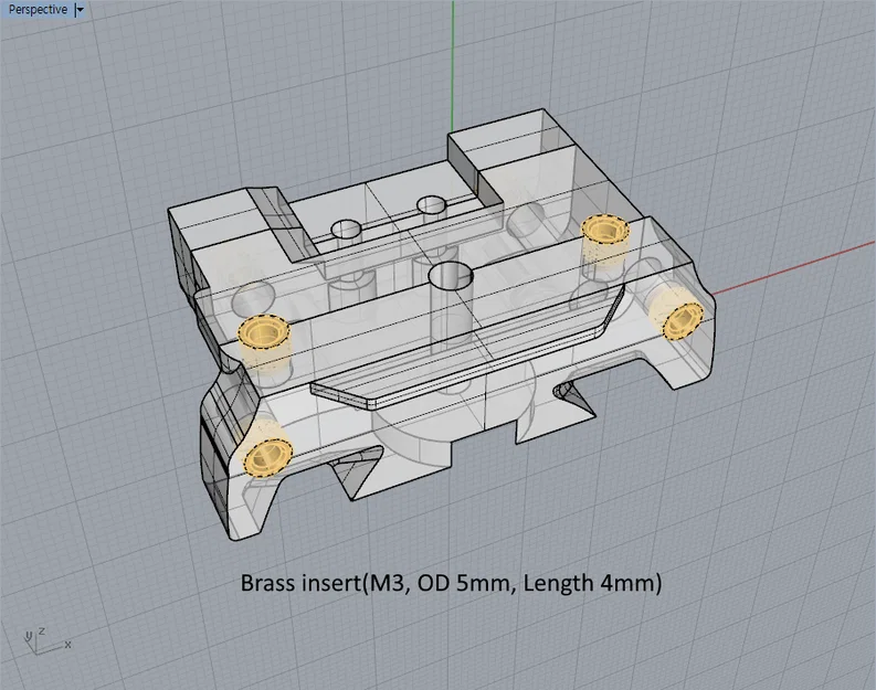 Ngàm gắn Orbiter v2.0 (Orbiter2) cho Voron 2.4 r2 Afterburner - Image 3