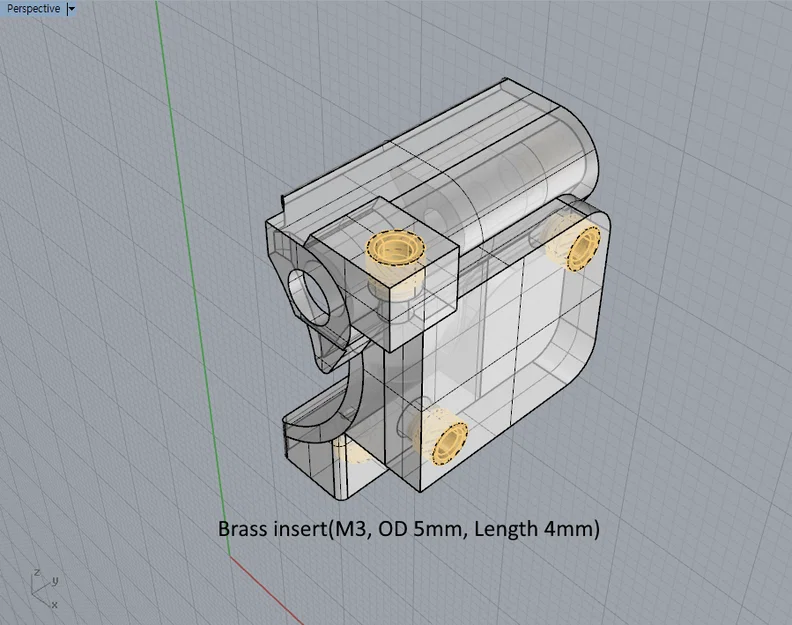 Ngàm gắn Orbiter v2.0 (Orbiter2) cho Voron 2.4 r2 Afterburner - Image 5