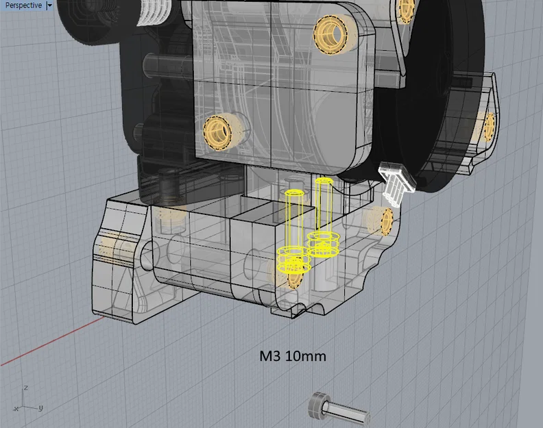 Ngàm gắn Orbiter v2.0 (Orbiter2) cho Voron 2.4 r2 Afterburner - Image 11