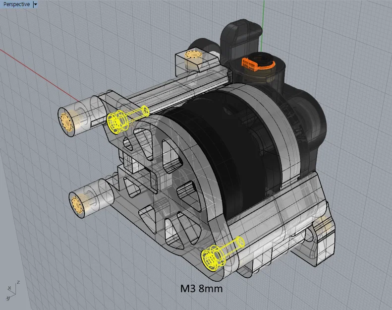 Ngàm gắn Orbiter v2.0 (Orbiter2) cho Voron 2.4 r2 Afterburner - Image 13