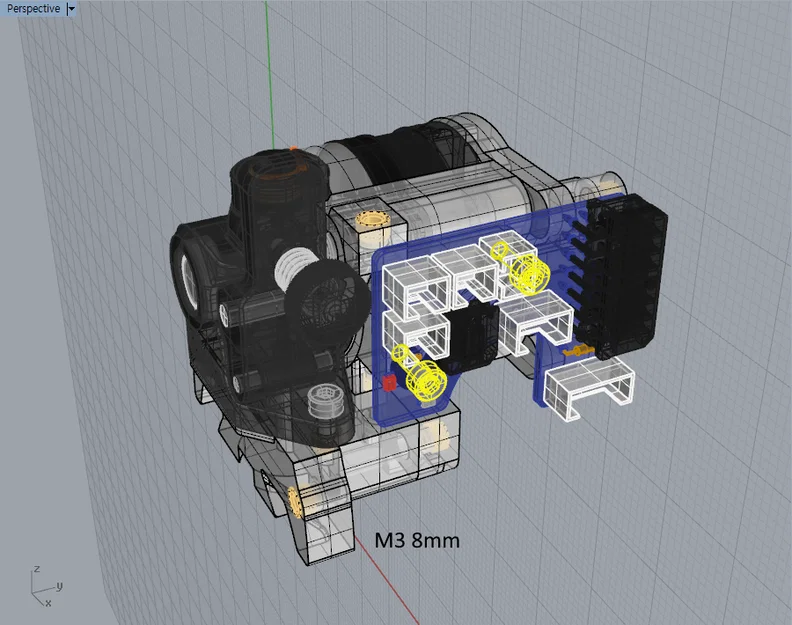 Ngàm gắn Orbiter v2.0 (Orbiter2) cho Voron 2.4 r2 Afterburner - Image 15