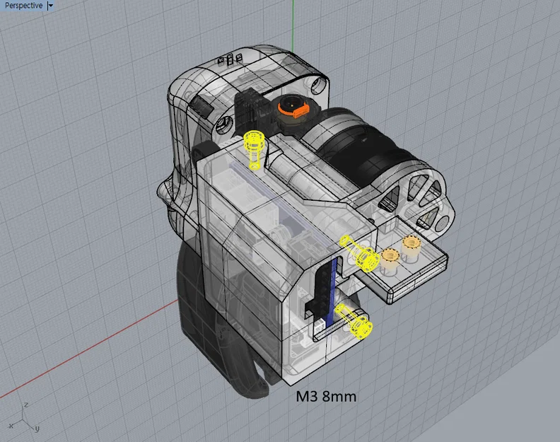 Ngàm gắn Orbiter v2.0 (Orbiter2) cho Voron 2.4 r2 Afterburner - Image 17