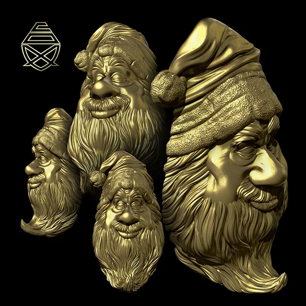 Santa Claus – Mẫu trang trí Giáng Sinh dễ in 3D - Image 9