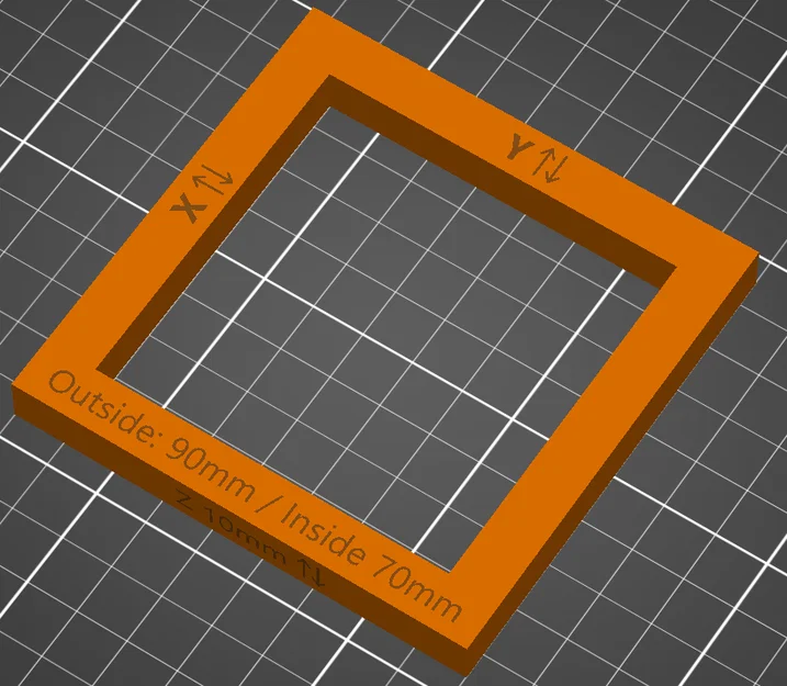 Khung kiểm tra độ chính xác Calibration Frame cho máy in 3D - Image 1