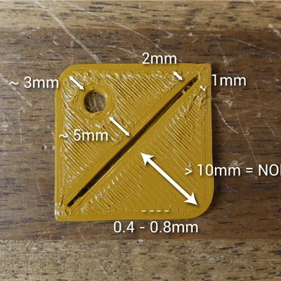 Mẫu test Small Area Flow Compensation (Small Area Flow Compensation tester)