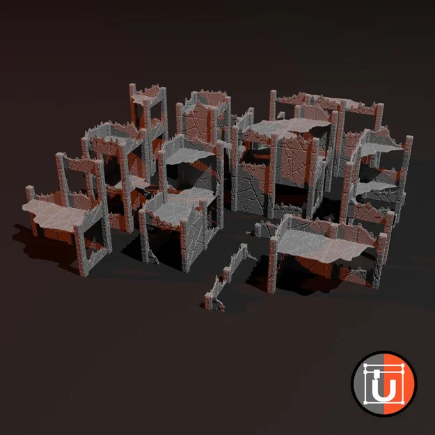 Full Ork Terrain Battlefield – Chiến Trường 24"x24" - Image 1