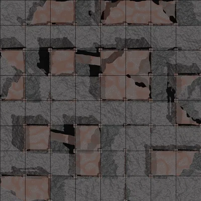 Full Ork Terrain Battlefield – Chiến Trường 24"x24"