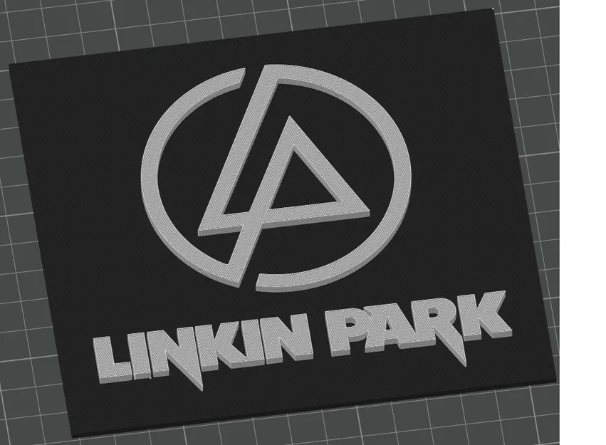 Mô hình trang trí logo Linkin Park 3D độc đáo cho người hâm mộ - Image 1