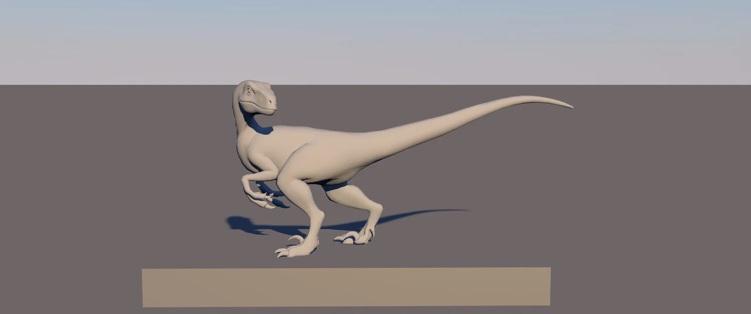 Mô hình 3D khủng long Jurský Park Raptor sống động - Image 1