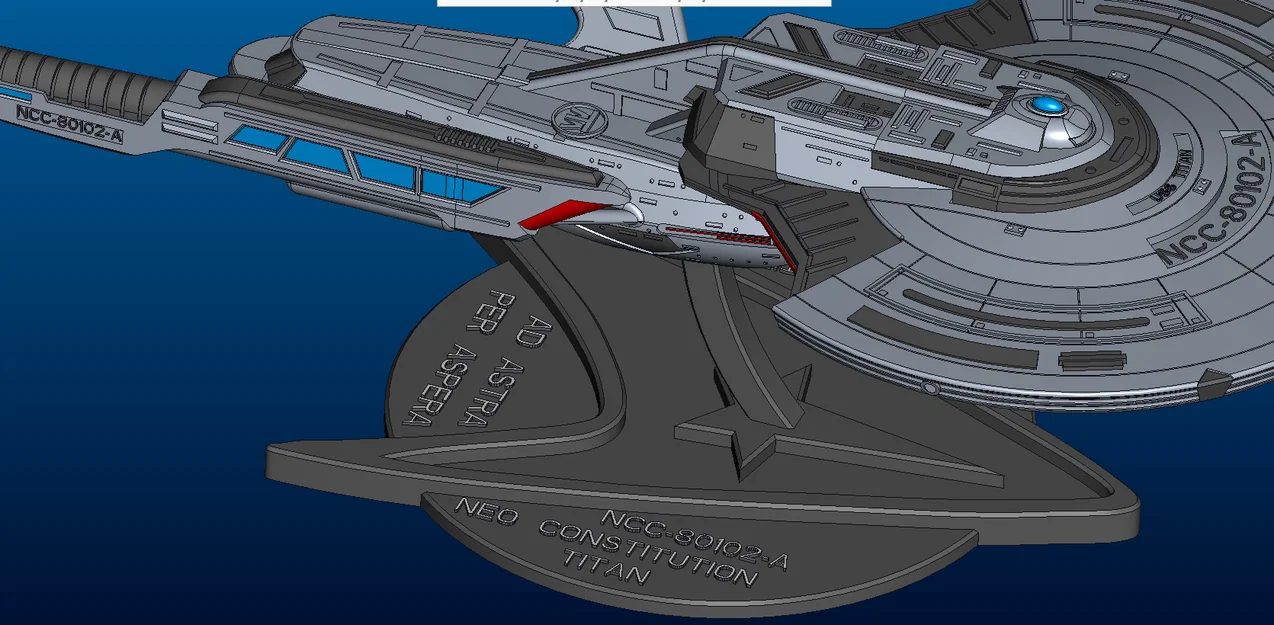 Enterprise-G Neo Constitution Class (Star Trek) – Kit in 3D - Image 7