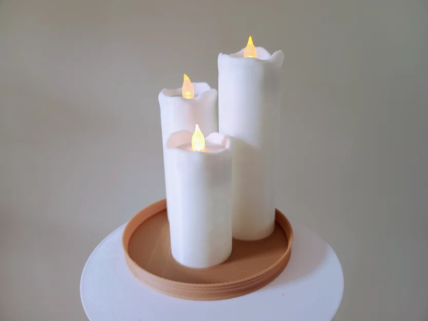 Bộ nến giả (Fake Candle set) trang trí nhà cửa bằng in 3D - Image 2