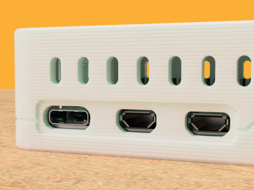 Vỏ Snap-fit Slim/Minimal cho Raspberry Pi 5 (low-profile cooler) - Image 4