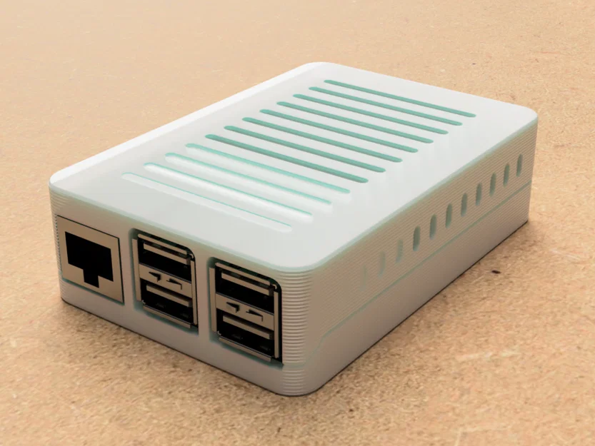 Vỏ Snap-fit Slim/Minimal cho Raspberry Pi 5 (low-profile cooler) - Image 5