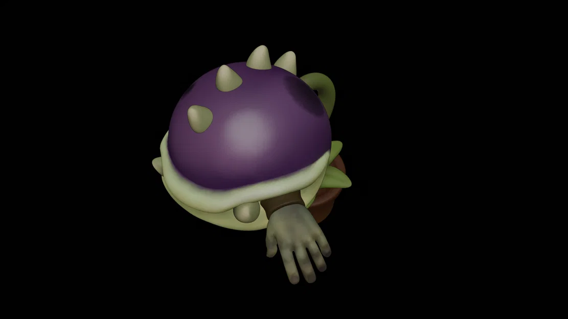 Mô hình Cây ăn thịt Chomper Plants VS Zombies in 3D ấn tượng - Image 2