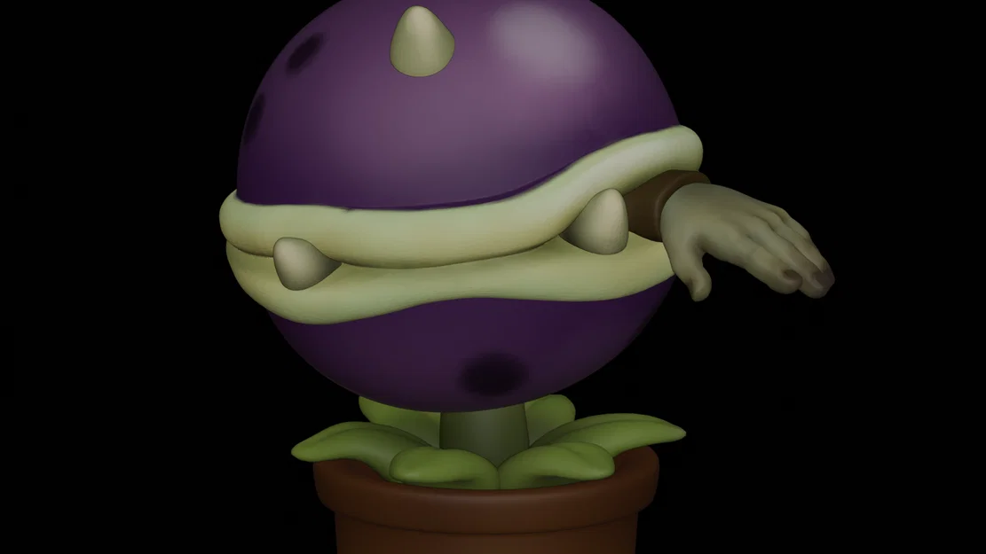 Mô hình Cây ăn thịt Chomper Plants VS Zombies in 3D ấn tượng - Image 3